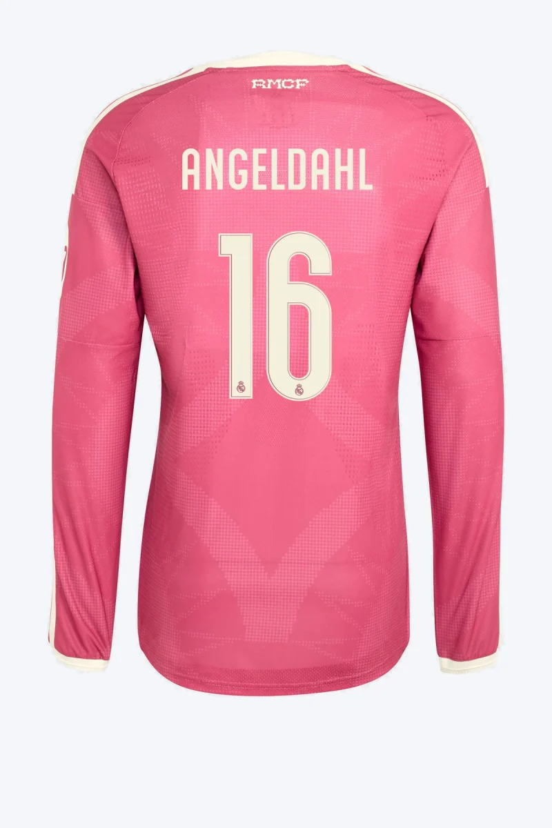 Angeldahl 16 Voetbalshirt - Real Madrid 26/27 Derde Authentic Lange Mouw