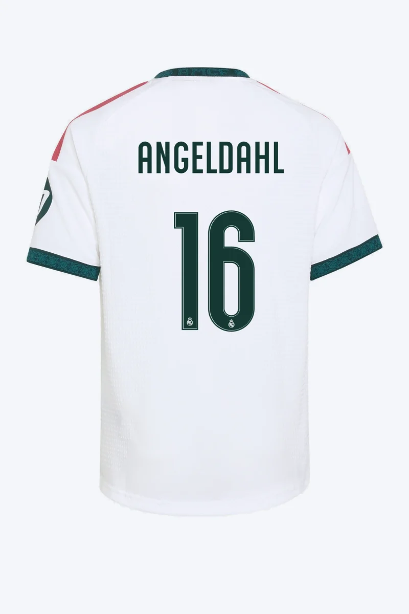 Angeldahl 16 Voetbalshirt - Real Madrid 26/27 Thuis Authentic Kids
