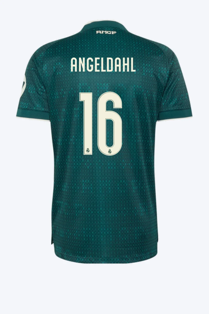 Angeldahl 16 Voetbalshirt - Real Madrid 26/27 Uit Authentic