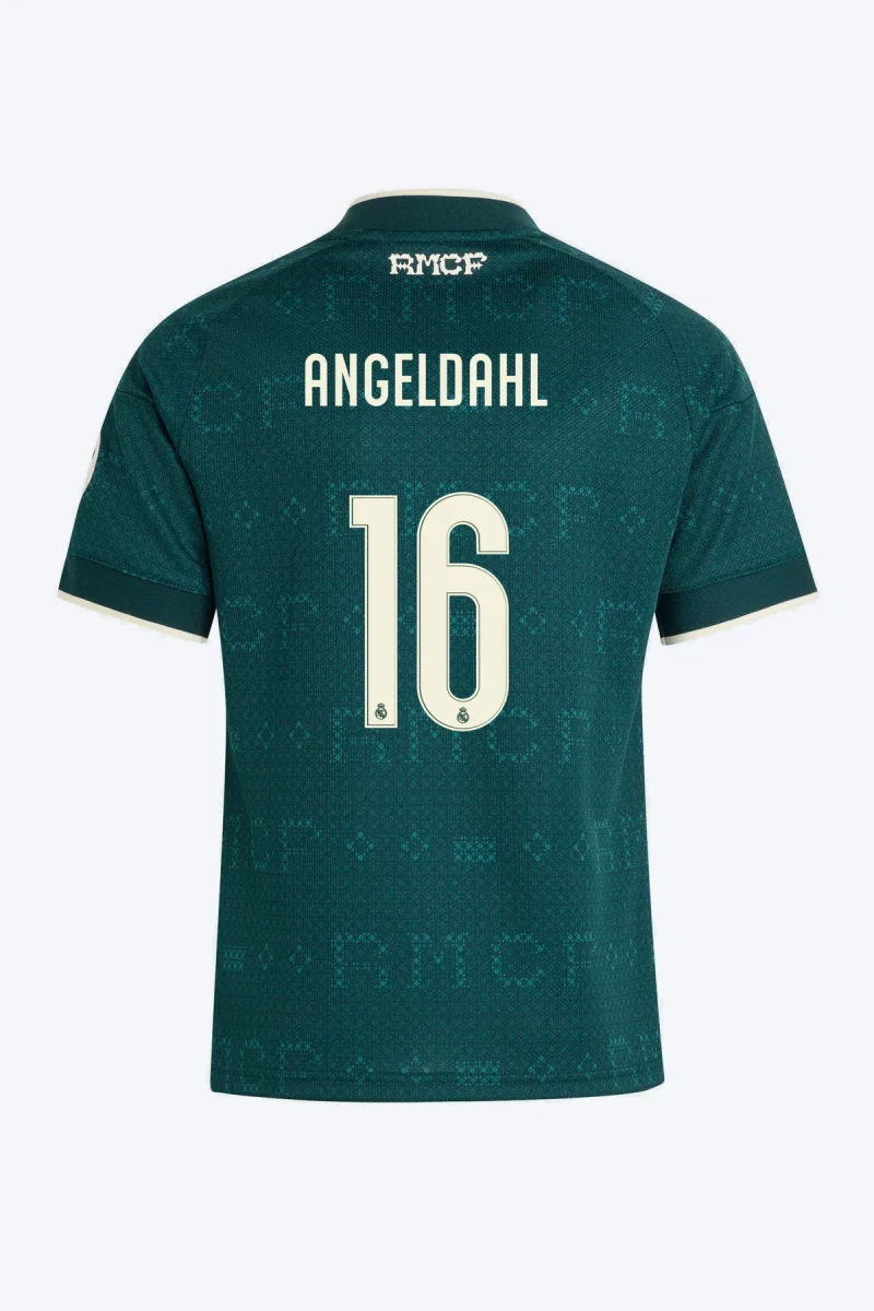 Angeldahl 16 Voetbalshirt - Real Madrid 26/27 Uit Kids