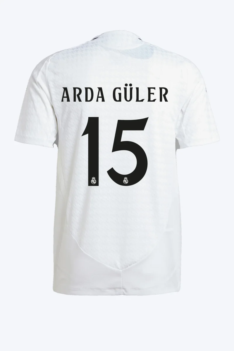 Arda Güler 15 Voetbalshirt - Real Madrid 24/25 Thuis Authentic
