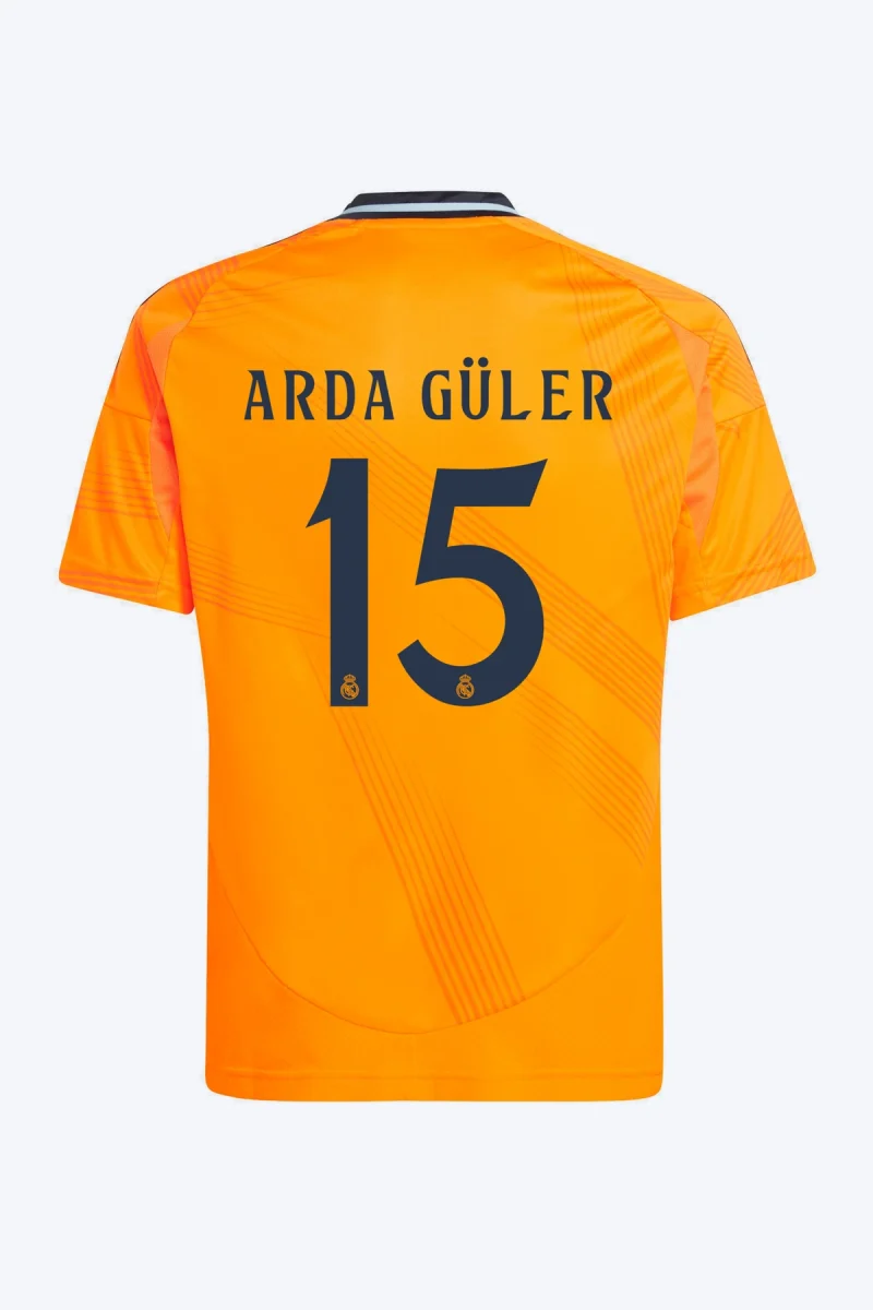 Arda Güler 15 Voetbalshirt - Real Madrid 24/25 Uit Kids