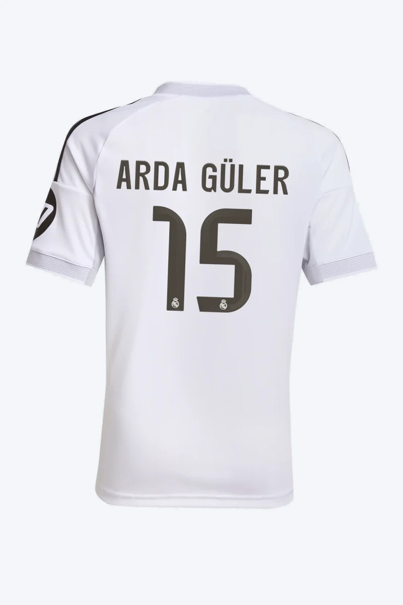 Arda Güler 15 Voetbalshirt - Real Madrid 25/26 Thuis