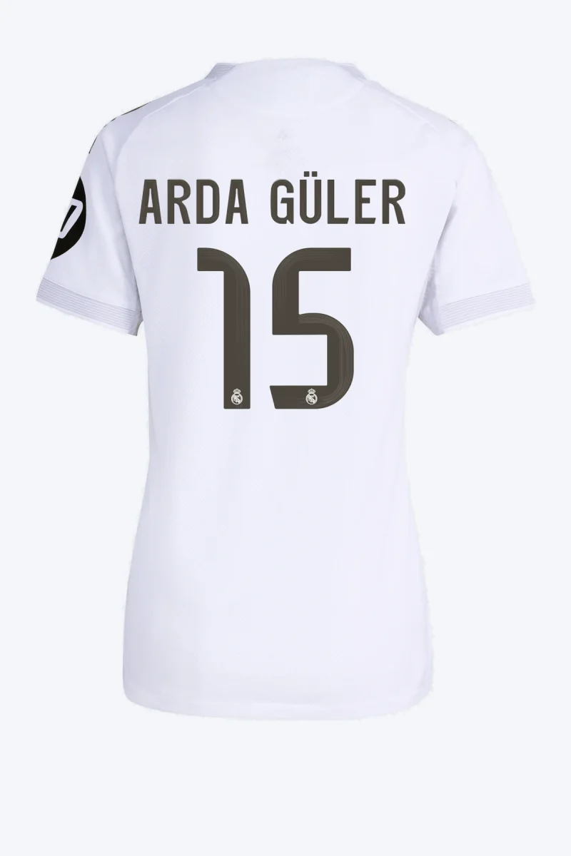 Arda Güler 15 Voetbalshirt - Real Madrid 25/26 Thuis Authentic