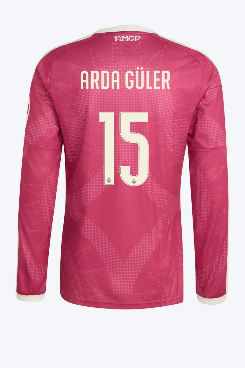 Arda Güler 15 Voetbalshirt - Real Madrid 26/27 Derde Lange Mouw