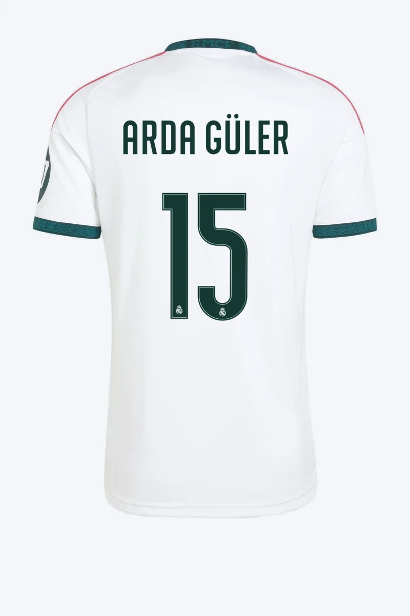 Arda Güler 15 Voetbalshirt - Real Madrid 26/27 Thuis