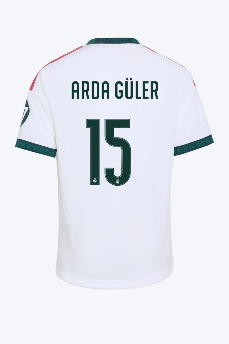 Arda Güler 15 Voetbalshirt - Real Madrid 26/27 Thuis Kids