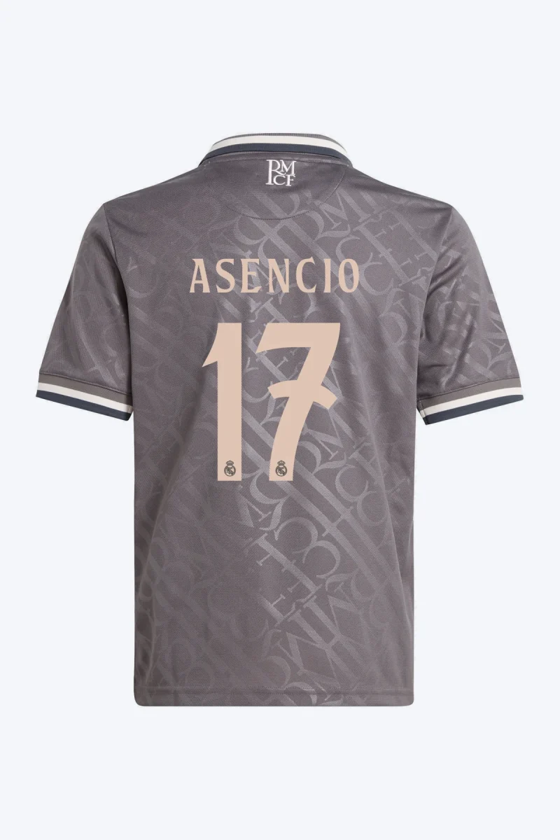 Asencio 17 Voetbalshirt - Real Madrid 24/25 Derde Kids