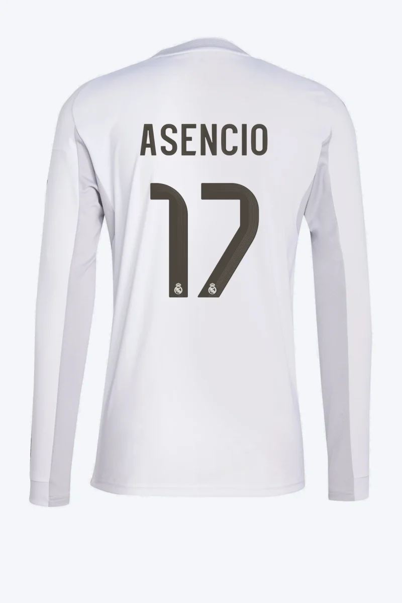 Asencio 17 Voetbalshirt - Real Madrid 25/26 Lange Mouw Thuis