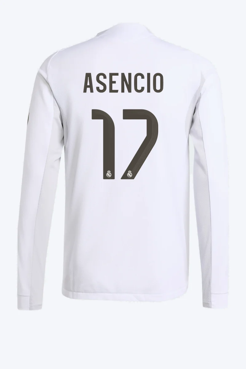 Asencio 17 Voetbalshirt - Real Madrid 25/26 Lange Mouw Thuis Authentic