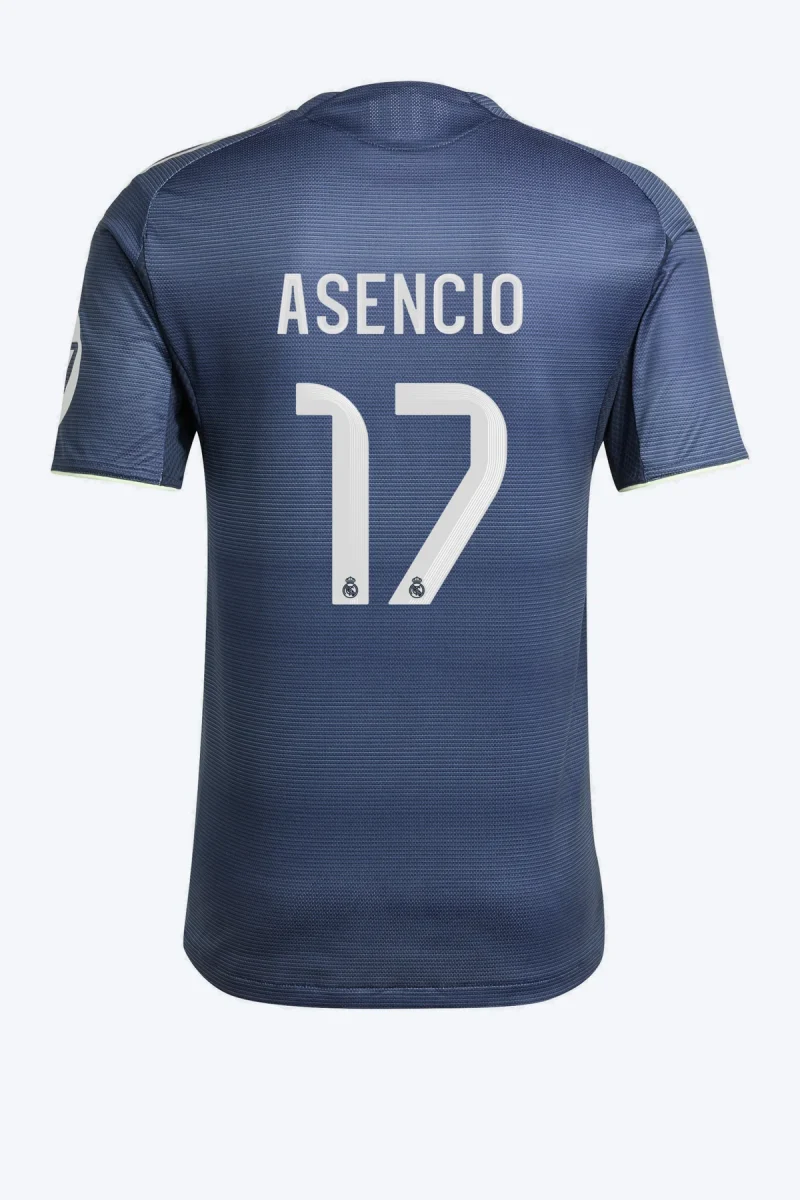 Asencio 17 Voetbalshirt - Real Madrid 25/26 Uit Authentic