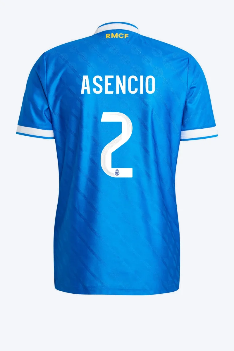 Asencio 2 Voetbalshirt - Real Madrid 25/26 Derde Authentic