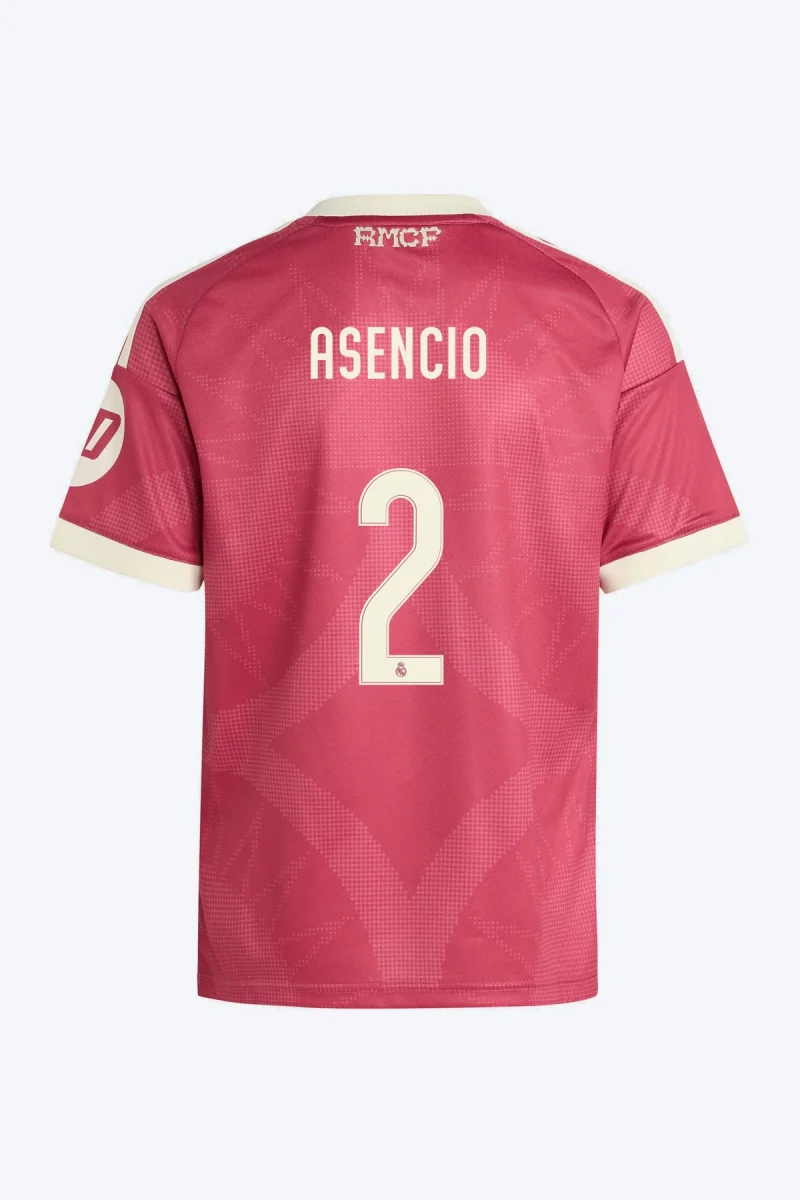 Asencio 2 Voetbalshirt - Real Madrid 26/27 Derde Kids