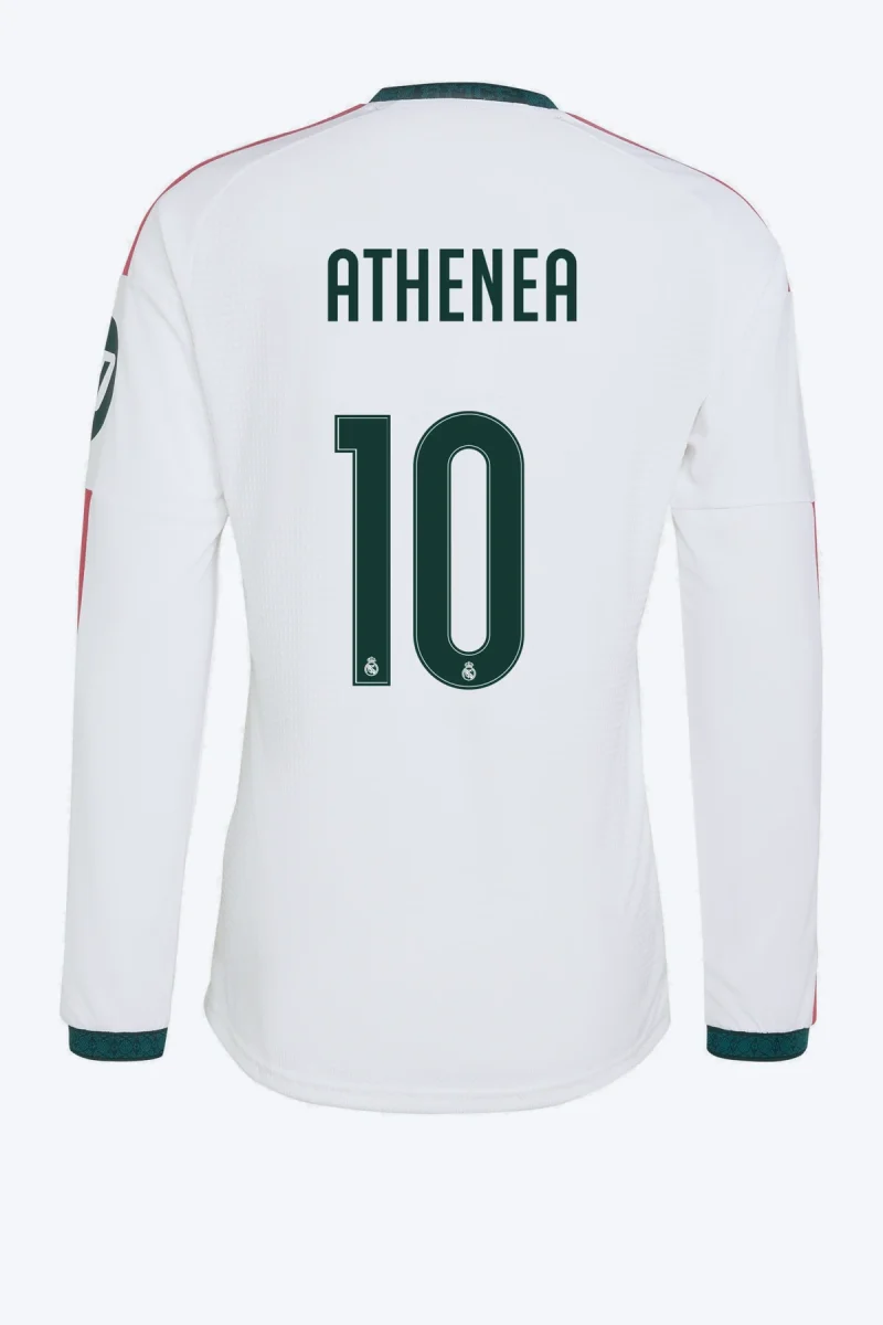 Athenea 10 Voetbalshirt - Real Madrid 26/27 Thuis Authentic Lange Mouw