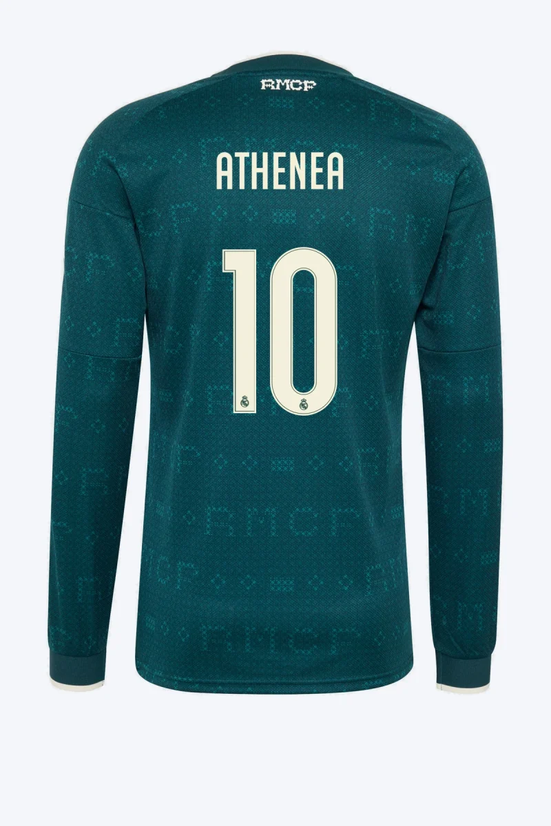 Athenea 10 Voetbalshirt - Real Madrid 26/27 Uit Lange Mouw