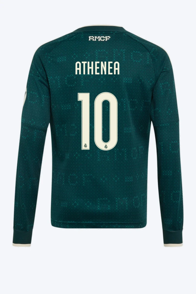 Athenea 10 Voetbalshirt - Real Madrid 26/27 Uit Lange Mouw Kids