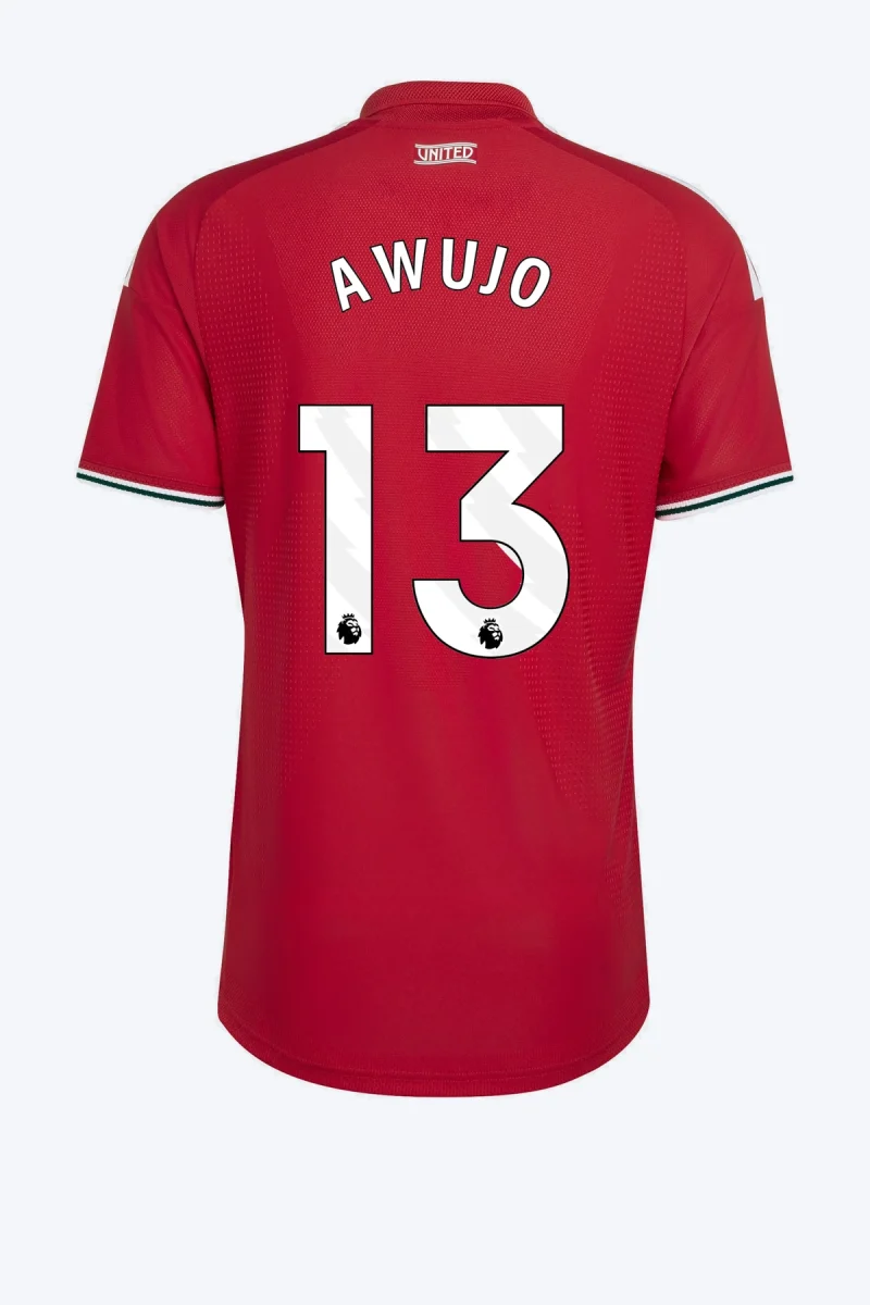 Awujo 13 Voetbalshirt - Manchester United 26/27 Thuis Authentic