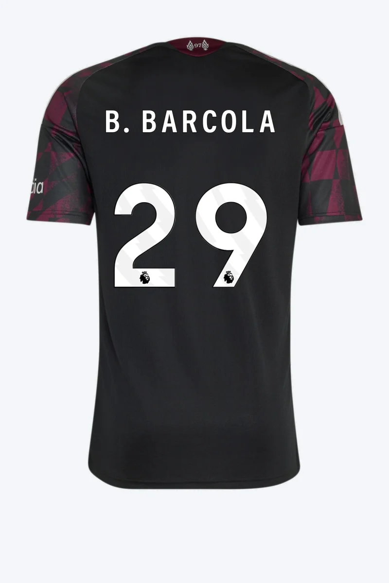 B. Barcola 29 Voetbalshirt - Liverpool FC 26/27 Derde