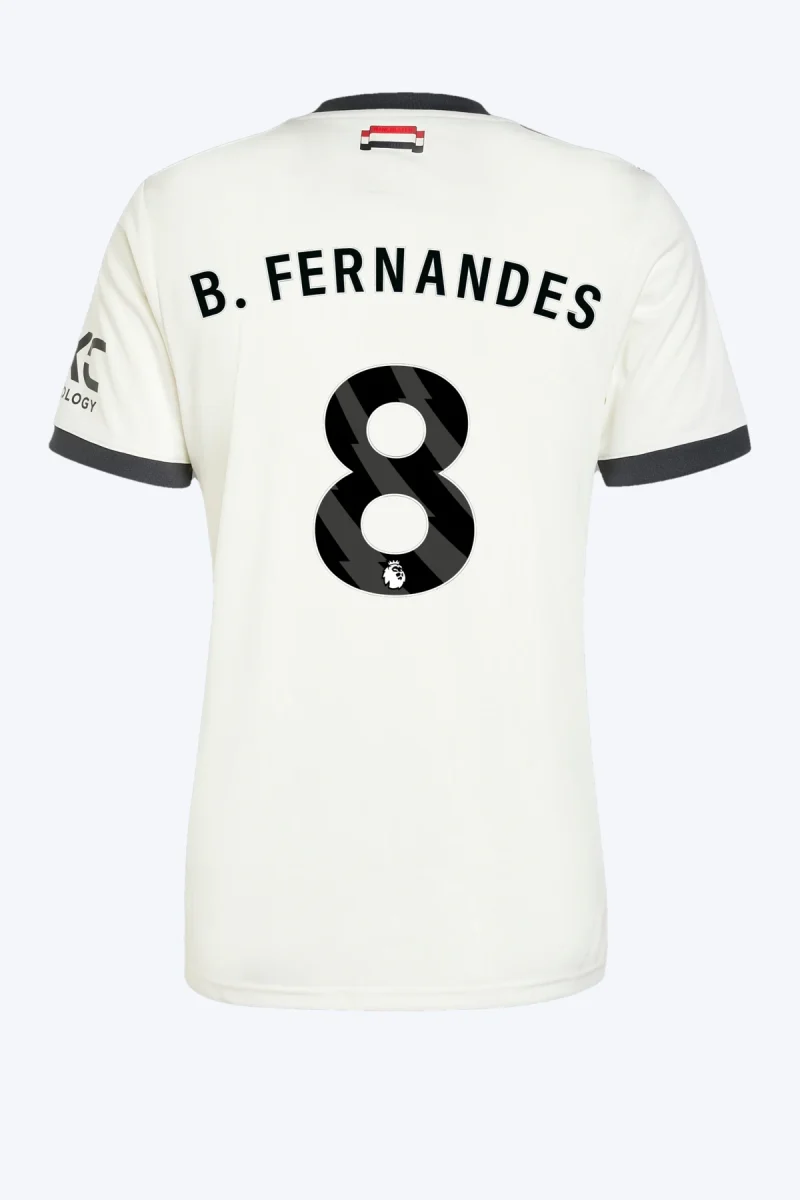 B. Fernandes 8 Voetbalshirt - Manchester United 24/25 Derde