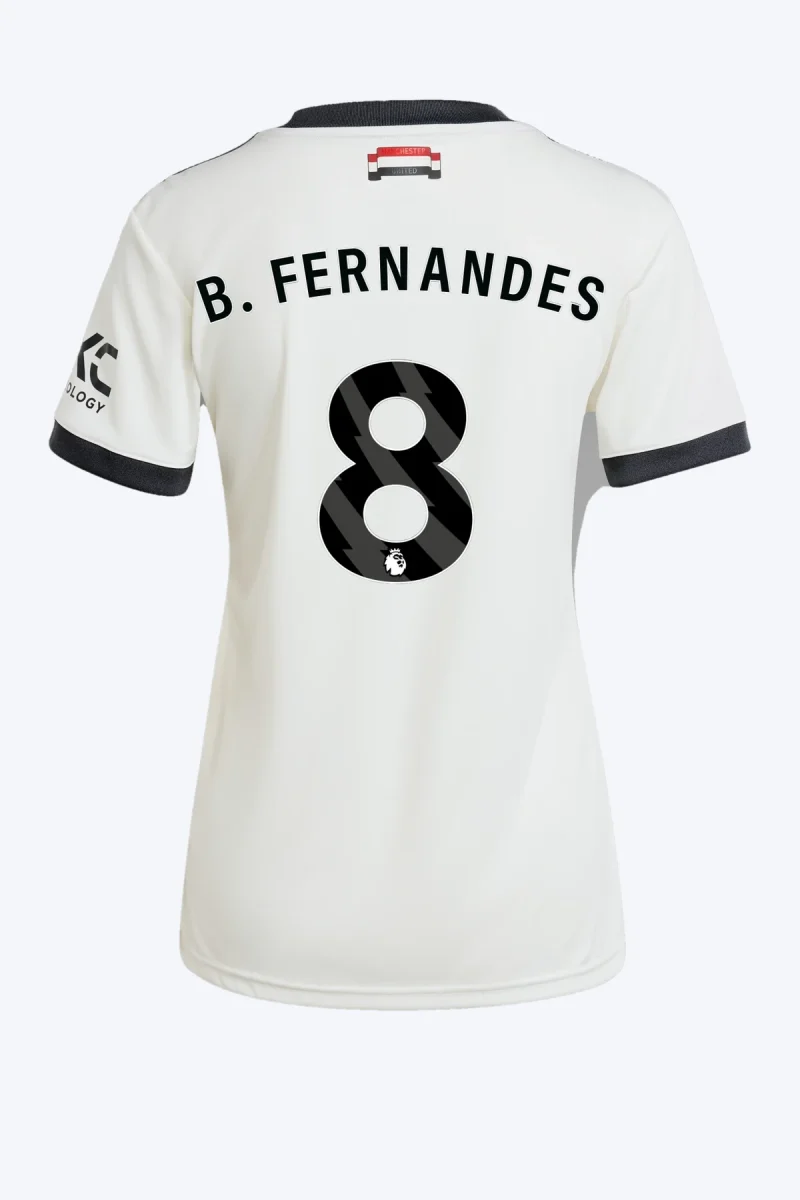 B. Fernandes 8 Voetbalshirt - Manchester United 24/25 Derde
