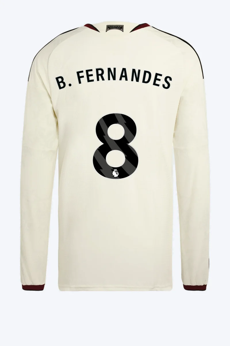 B. Fernandes 8 Voetbalshirt - Manchester United 26/27 Derde Authentic Longsleeve