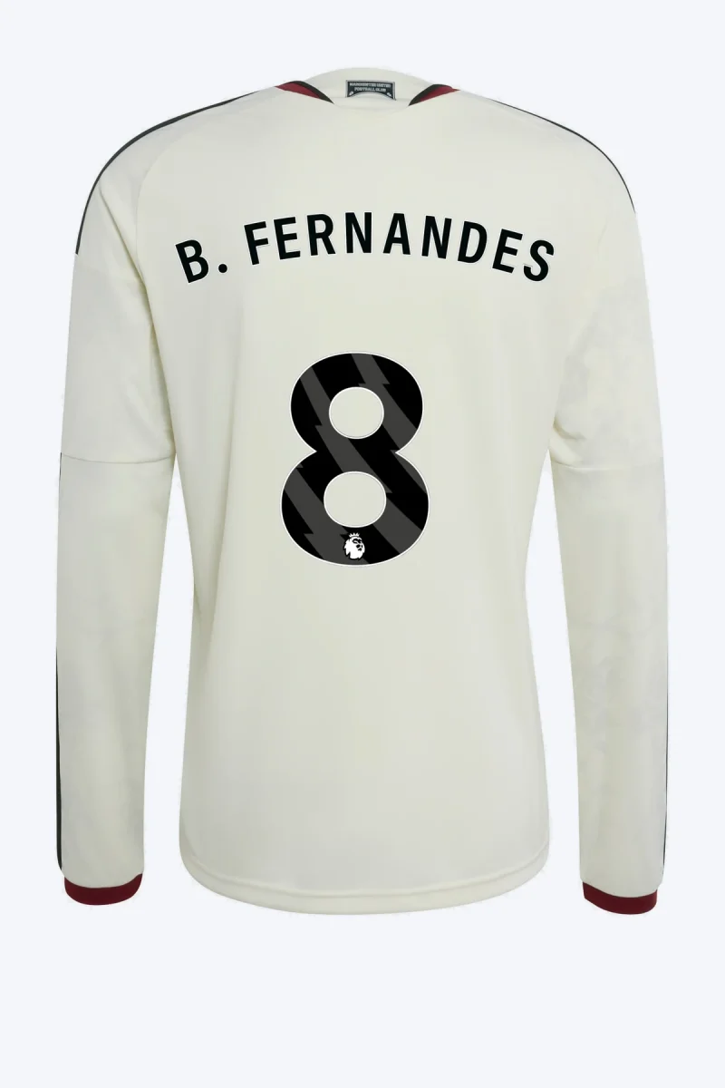 B. Fernandes 8 Voetbalshirt - Manchester United 26/27 Derde Longsleeve