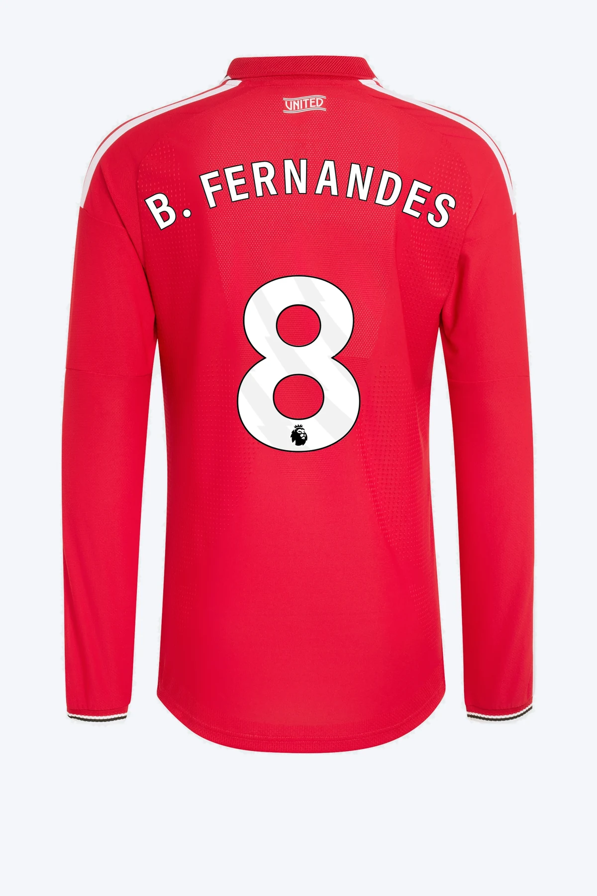 B. Fernandes 8 Voetbalshirt - Manchester United 26/27 Thuis Authentic Lange Mouw