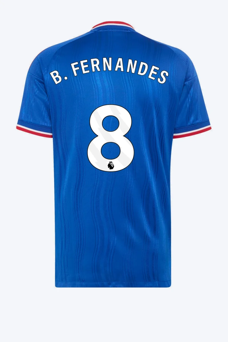 B. Fernandes 8 Voetbalshirt - Manchester United 26/27 Uit Authentic