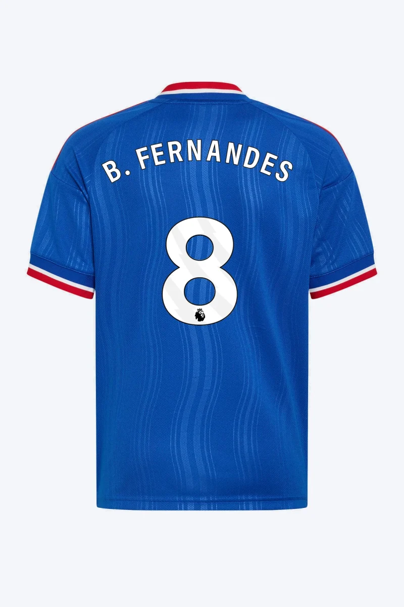 B. Fernandes 8 Voetbalshirt - Manchester United 26/27 Uit Kids