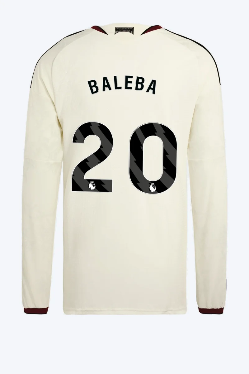 Baleba 20 Voetbalshirt - Manchester United 26/27 Derde Authentic Longsleeve