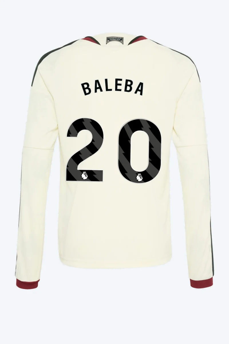 Baleba 20 Voetbalshirt - Manchester United 26/27 Derde Kids Longsleeve
