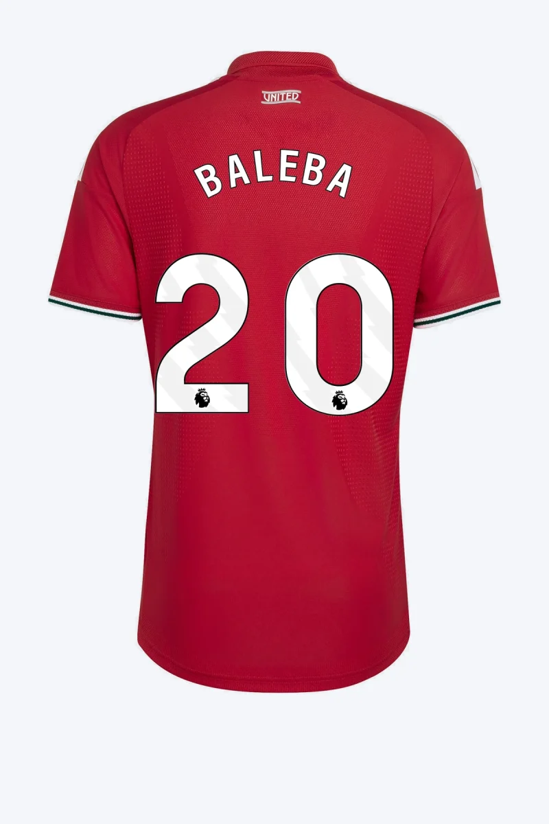 Baleba 20 Voetbalshirt - Manchester United 26/27 Thuis Authentic