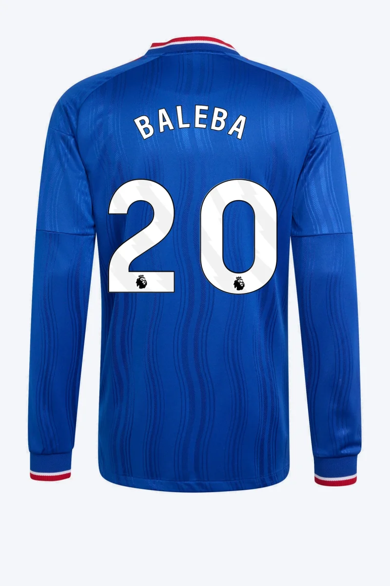 Baleba 20 Voetbalshirt - Manchester United 26/27 Uit Authentic Longsleeve