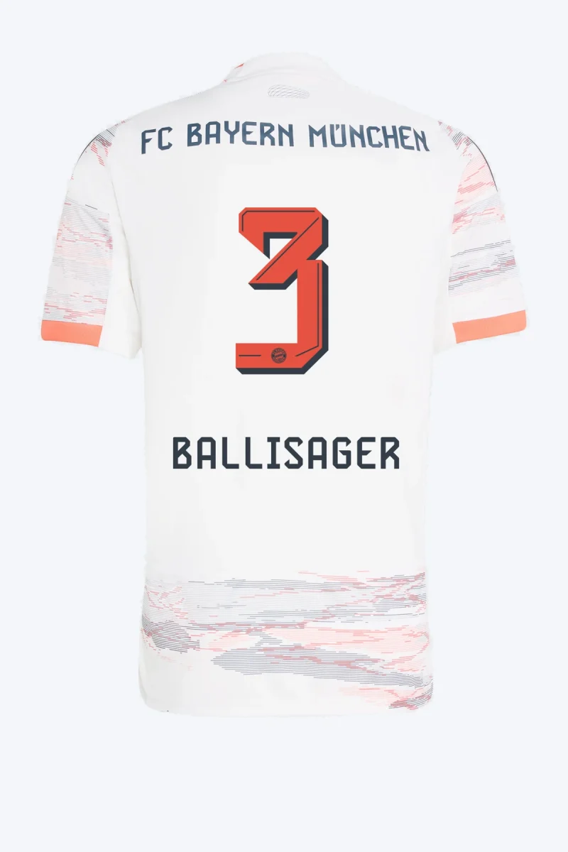 Ballisager 3 Voetbalshirt - FC Bayern 25/26 (Dames Team) Uit