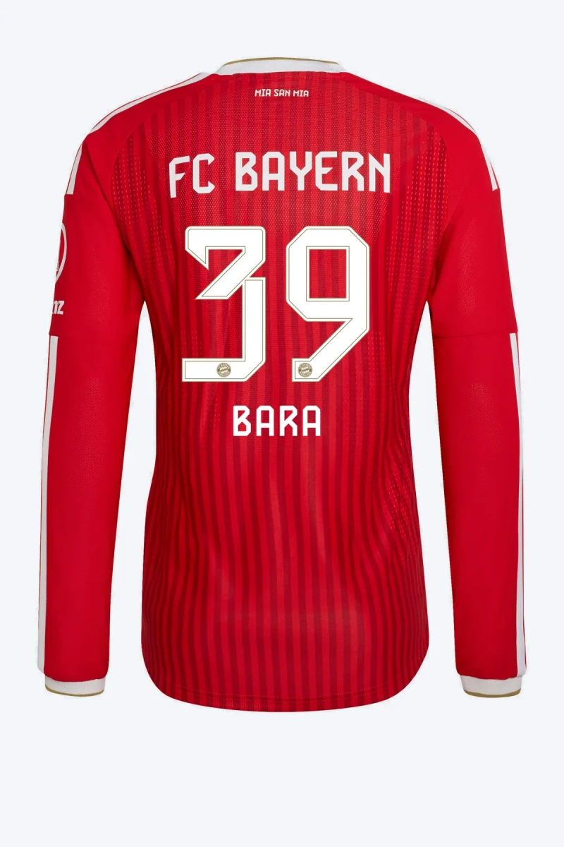 Bara 39 Voetbalshirt - FC Bayern 26/27 Thuis Authentic Lange Mouw