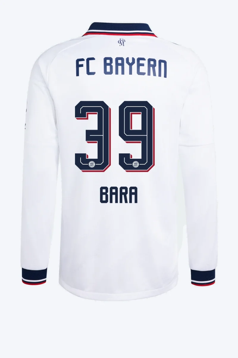 Bara 39 Voetbalshirt - FC Bayern 26/27 Uit Authentic Longsleeve