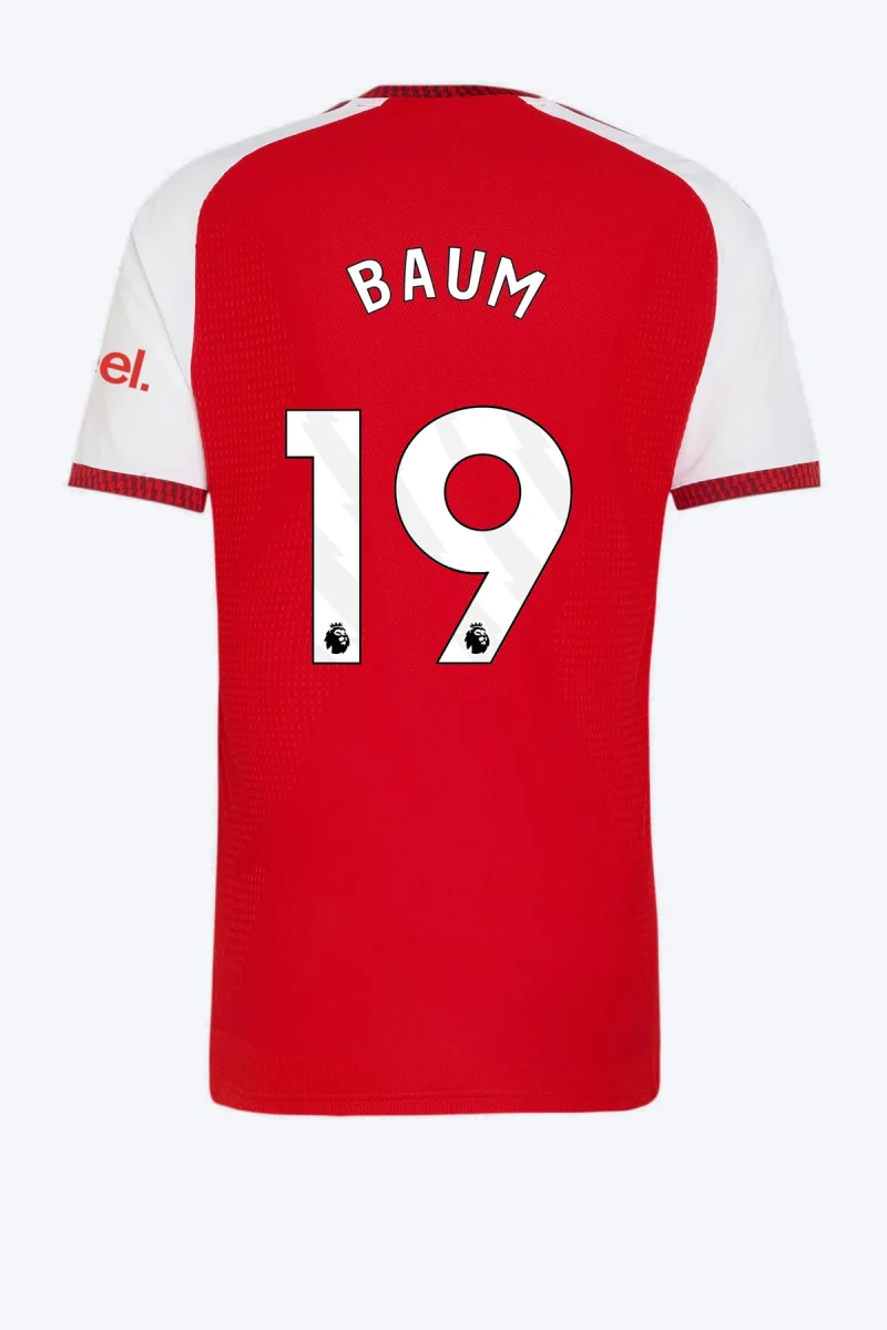 Baum 19 Voetbalshirt - Arsenal FC 26/27 Thuis Authentic