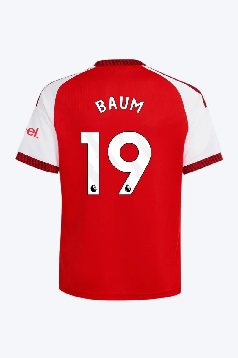 Baum 19 Voetbalshirt - Arsenal FC 26/27 Thuis Kids