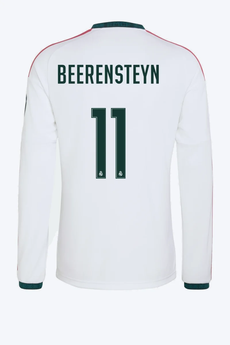 Beerensteyn 11 Voetbalshirt - Real Madrid 26/27 Thuis Lange Mouw