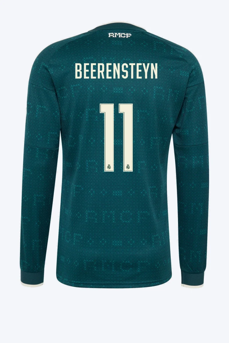 Beerensteyn 11 Voetbalshirt - Real Madrid 26/27 Uit Lange Mouw