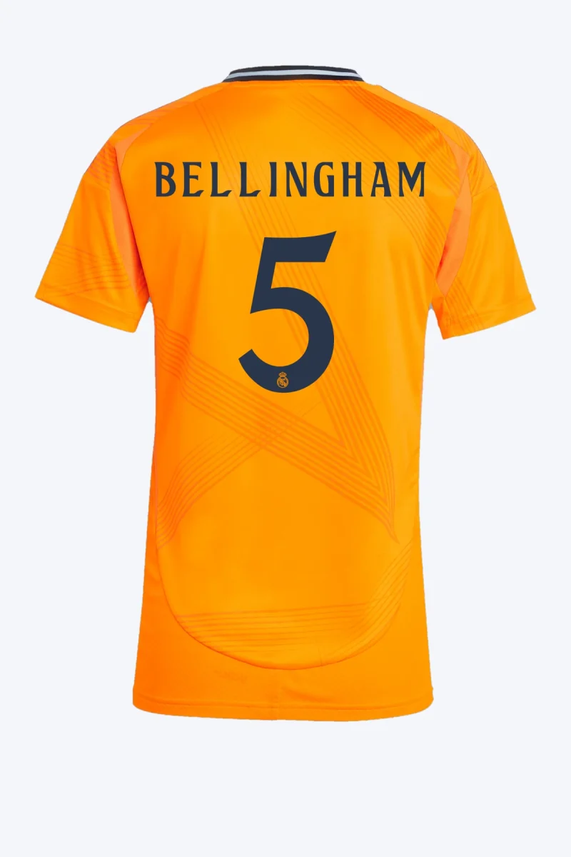 Bellingham 5 Voetbalshirt - Real Madrid 24/25 Uit