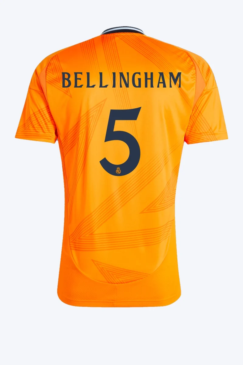 Bellingham 5 Voetbalshirt - Real Madrid 24/25 Uit