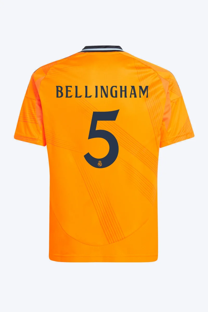 Bellingham 5 Voetbalshirt - Real Madrid 24/25 Uit Kids