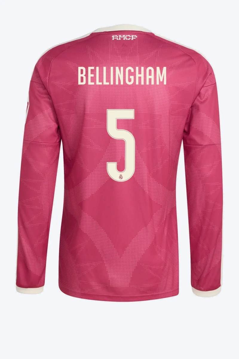 Bellingham 5 Voetbalshirt - Real Madrid 26/27 Derde Lange Mouw