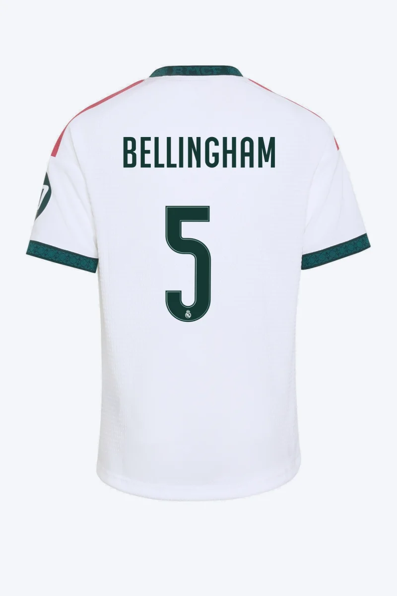 Bellingham 5 Voetbalshirt - Real Madrid 26/27 Thuis Kids