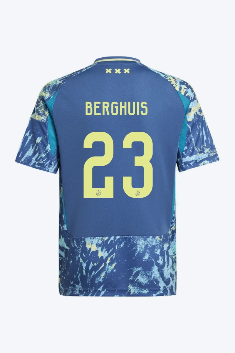 Berghuis 23 Voetbalshirt - Ajax Amsterdam 24/25 Uit Kids