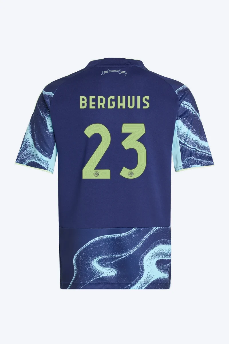 Berghuis 23 Voetbalshirt - Ajax Amsterdam 25/26 Uit