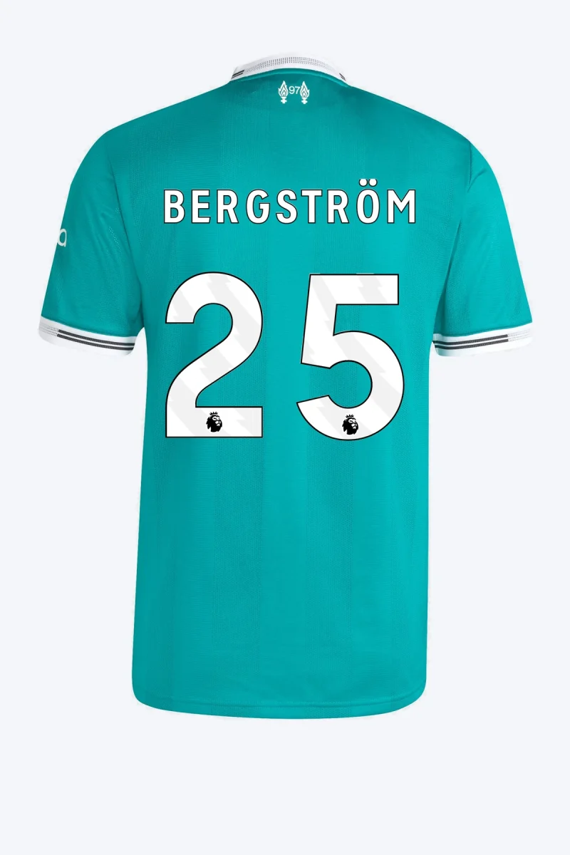 Bergström 25 Voetbalshirt - Liverpool FC 25/26 Derde Authentic