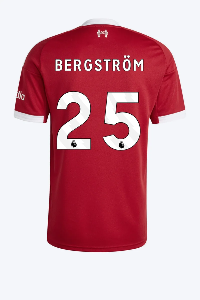 Bergström 25 Voetbalshirt - Liverpool FC 25/26 Thuis