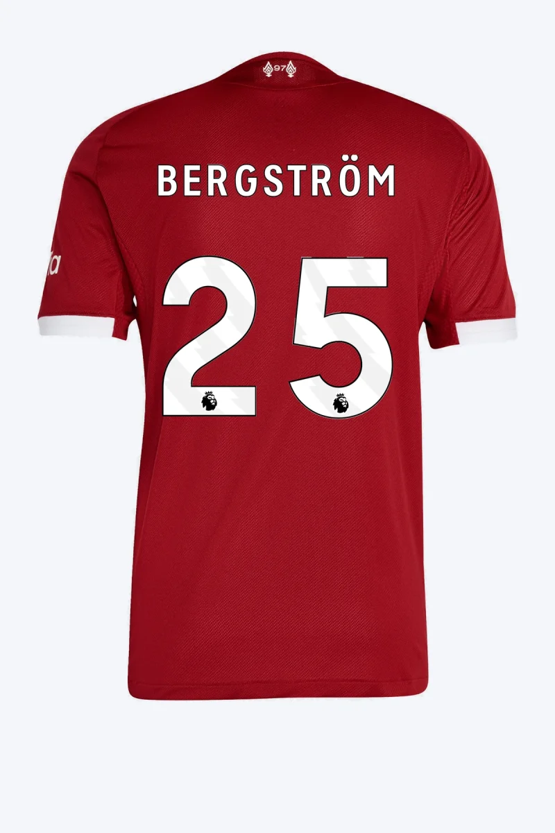 Bergström 25 Voetbalshirt - Liverpool FC 25/26 Thuis Authentic
